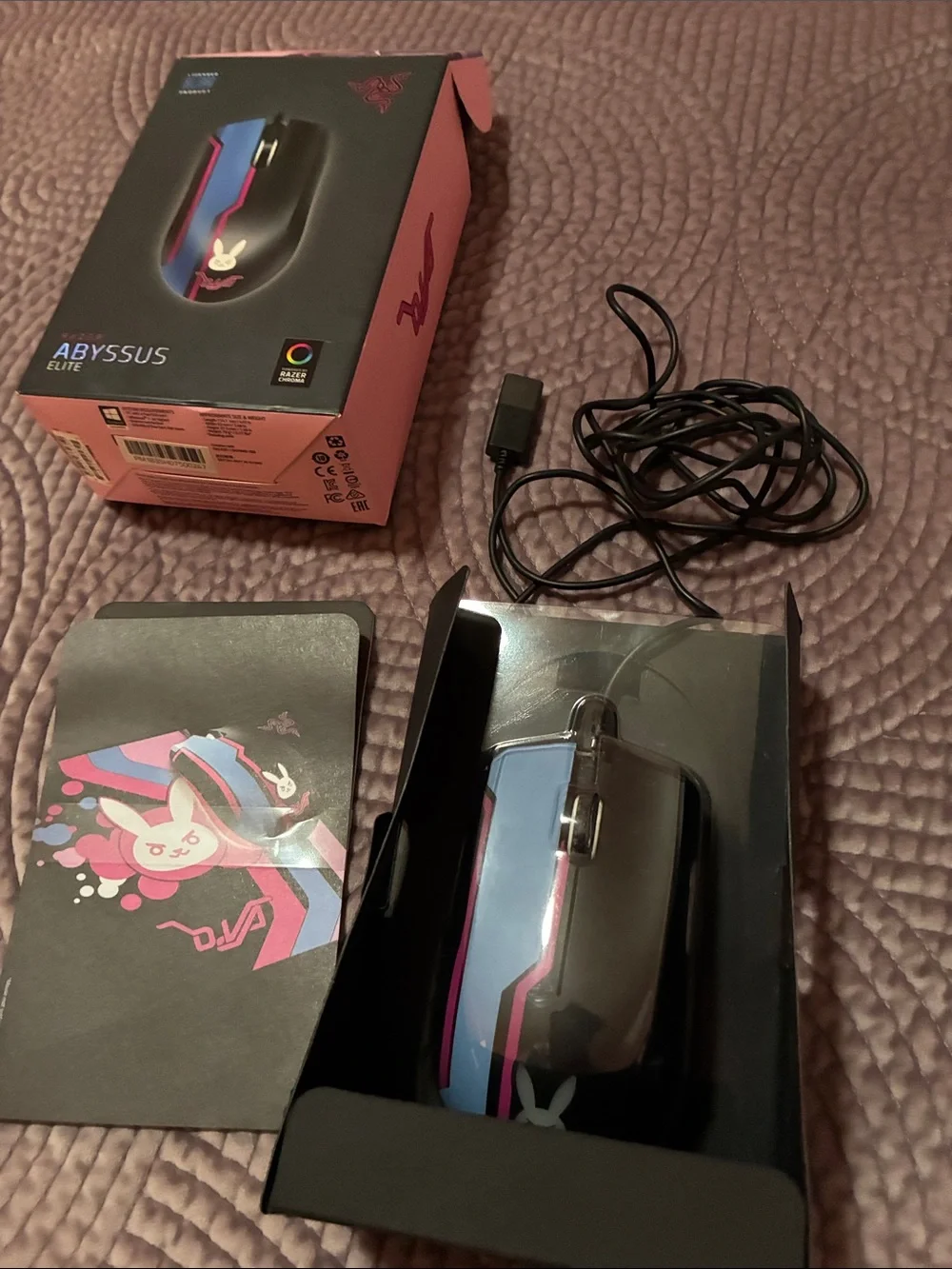 RAZER mouse- Abyssus Dva Overwatch edition DISCONTINUED
